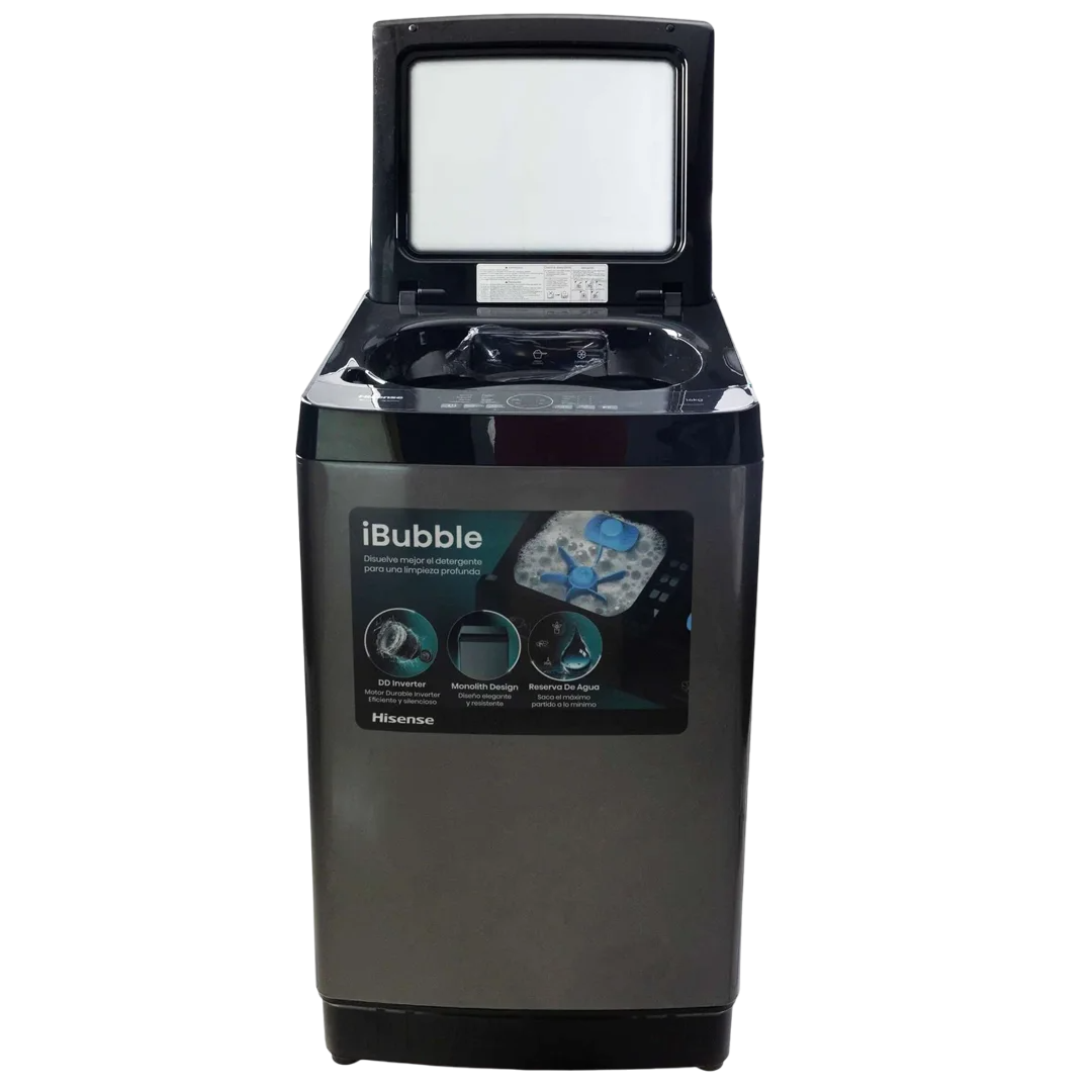 Vista con la tapa abierta