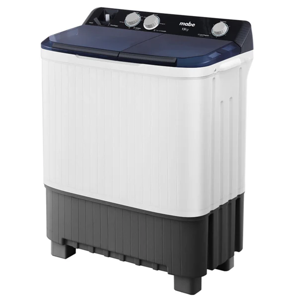 Vista lateral de la lavadora Mabe Semiautomatica 13KG
