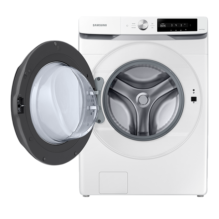 Vista de la secadora abierta