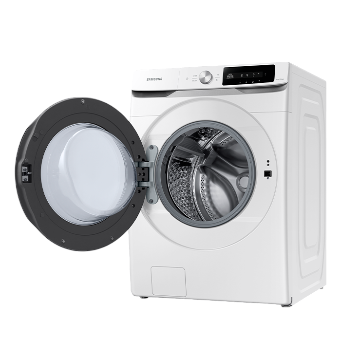 Vista de la secadora de lado derecho